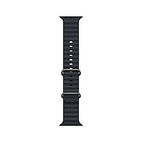 Силиконовый ремешок Ocean Band Midnight для умных смарт часов Apple Watch 42/44/45/49 mm миднайт