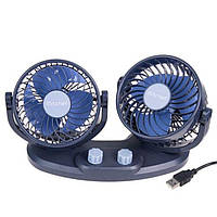 Вентилятор подвійний USB 5V 12.5см 5" VOIN HX-U901