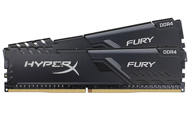 DDR4 3200MHz 8Gb HyperX Fury (HX432C16FB3/8) PC4-25600 Black
