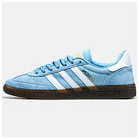 Чоловічі кросівки Adidas Spezial Handball Light Blue BD7632, голубі замшеві кросівки адідас спешл спеціал