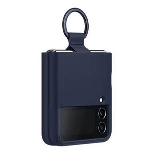 Чохол Samsung Silicone Cover With Ring Navy для Galaxy Flip 4 EF-PF721TNEGWW