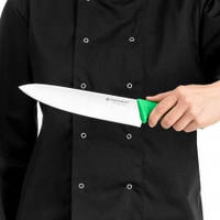 Нож поварской ручка зеленого цвета 210 мм Forgast FG01822