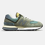 Чоловічі кросівки New Balance 574 Legacy x Stone Island, замшеві кросівки нью беленс ню беланс 574 нб NB 574 легасі стоун айленд, фото 3
