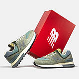 Чоловічі кросівки New Balance 574 Legacy x Stone Island, замшеві кросівки нью беленс ню беланс 574 нб NB 574 легасі стоун айленд, фото 4