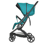 Коляска прогулянкова El Camino ME 1099 LYRA Sea Green чохол на ніжки | Дитяча коляска Ель Каміно Ліра бірюзова, фото 5