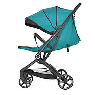 Коляска прогулянкова El Camino ME 1099 LYRA Sea Green чохол на ніжки | Дитяча коляска Ель Каміно Ліра бірюзова, фото 6