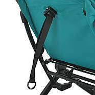 Коляска прогулянкова El Camino ME 1099 LYRA Sea Green чохол на ніжки | Дитяча коляска Ель Каміно Ліра бірюзова, фото 9