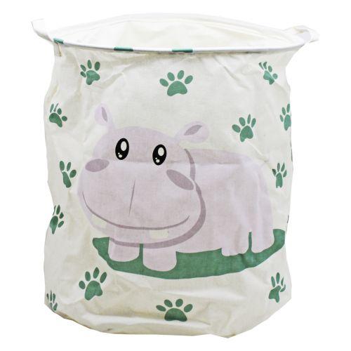 Кошик для іграшок і білизни Африканські тварини бегемот, фото 1