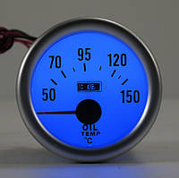 Указатель температуры масла стрелочный Ket Gauge 7703 LED диодный Ø52мм прибор датчик автомобильный 2
