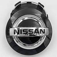 Колпачки (заглушки) в литые диски NISSAN (Ниссан) 85 мм Чёрные