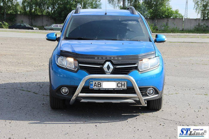 Купити Кенгурятник Renault Sandero Stepway 12+ захист переднього ...