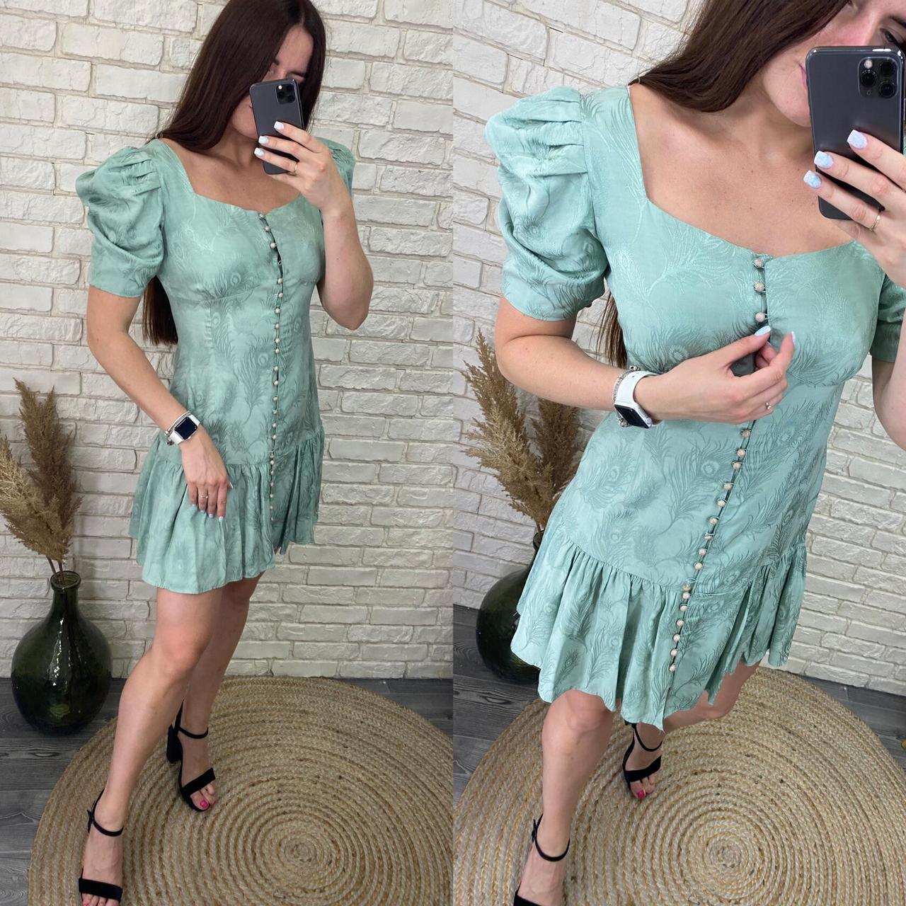 Витончена жіноча сукня, тканина "Котон" 42, 44, 46 розмір 42