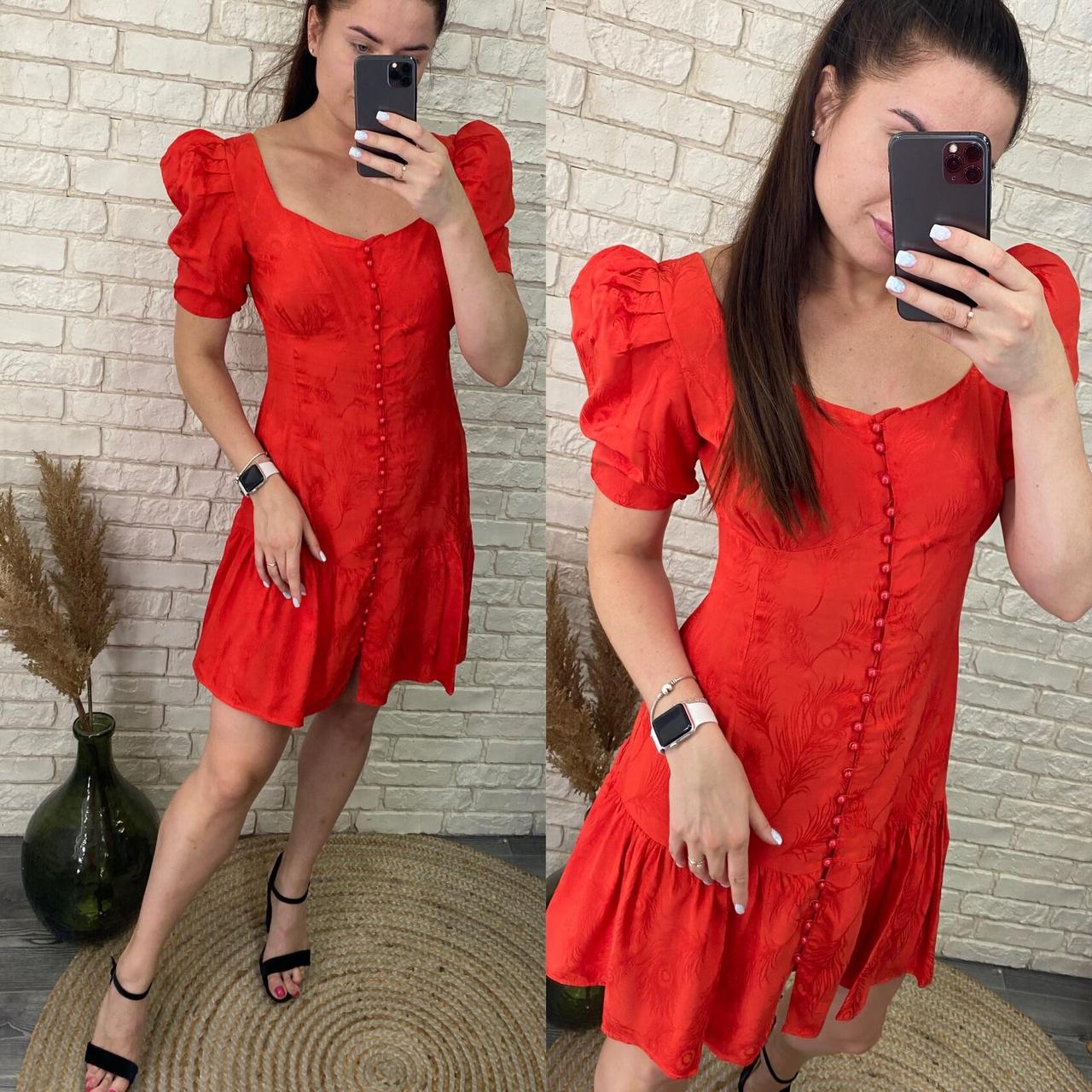 Витончена жіноча сукня, тканина "Котон" 42, 44, 46 розмір 42