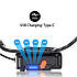Фонарик налобний BL-W678-2-P50+COB Line Type-C Motion sensor, фото 5