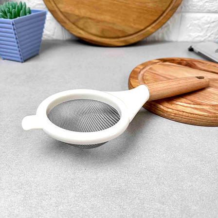 Кулінарне ситечко з дерев'яною ручкою Milk & Wood, фото 1