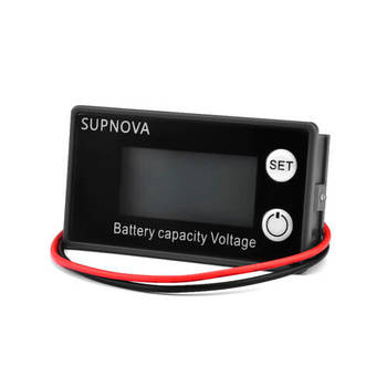 Індикатор заряду акумулятора % вольтметр 8-100В Li-ion LiFePO4, SUPNOVA