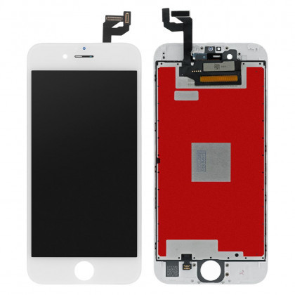 Дисплей Apple iPhone 6 з сенсорним склом (Білий) Переклеювання