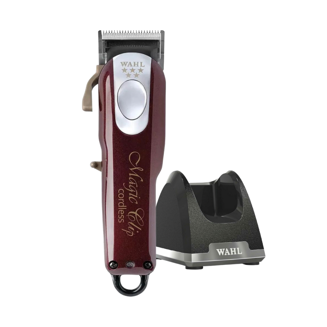 Машинка для стрижки Wahl Magic Clip Cordless 5 star + зарядна підставка преміум-класу (08148-2316+03801-116)