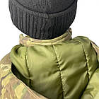 Бушлат зимовий на флісі Саржа розмір 60/62 Мультикам, фото 6