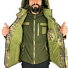 Бушлат зимовий на флісі Саржа розмір 60/62 Мультикам, фото 10