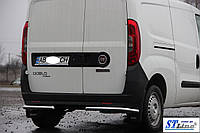 Fiat Doblo 10-15 защитная дуга защита заднего бампера на для Фиат Добло Fiat Doblo 10-15 углы d60х1,6мм 2