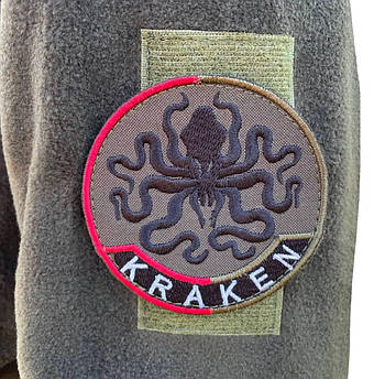 Нашивка Шеврон "KRAKEN" Кругла