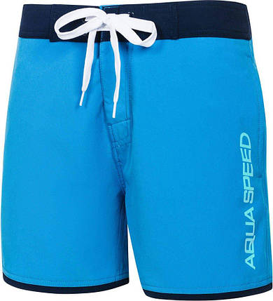 Плавки-шорти для хлопців Aqua Speed EVAN JUNIOR 7525 синій, темно-синій дит 128-140см, фото 1
