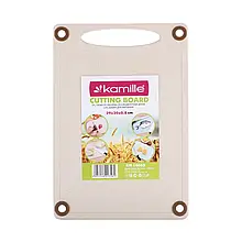 Дошка обробна з силіконовими вставками Kamille KM-10065 29*20*0,8см з пшеничного волокна