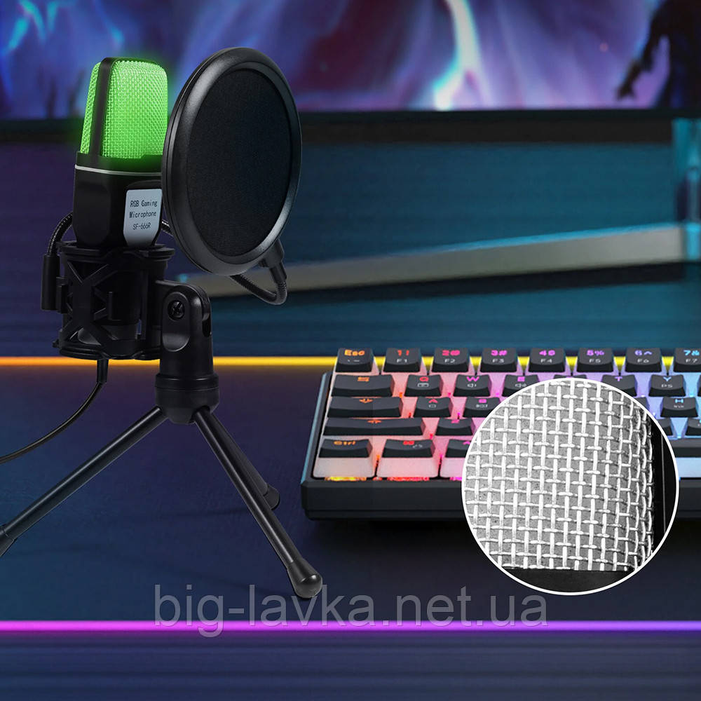 Конденсаторний USB-мікрофон Yanmai SF666R Черный