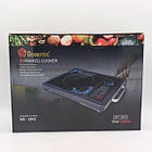 Електроплита інфрачервона 2000 Вт Domotec MS 5842 / Настільна електрична плита, фото 10