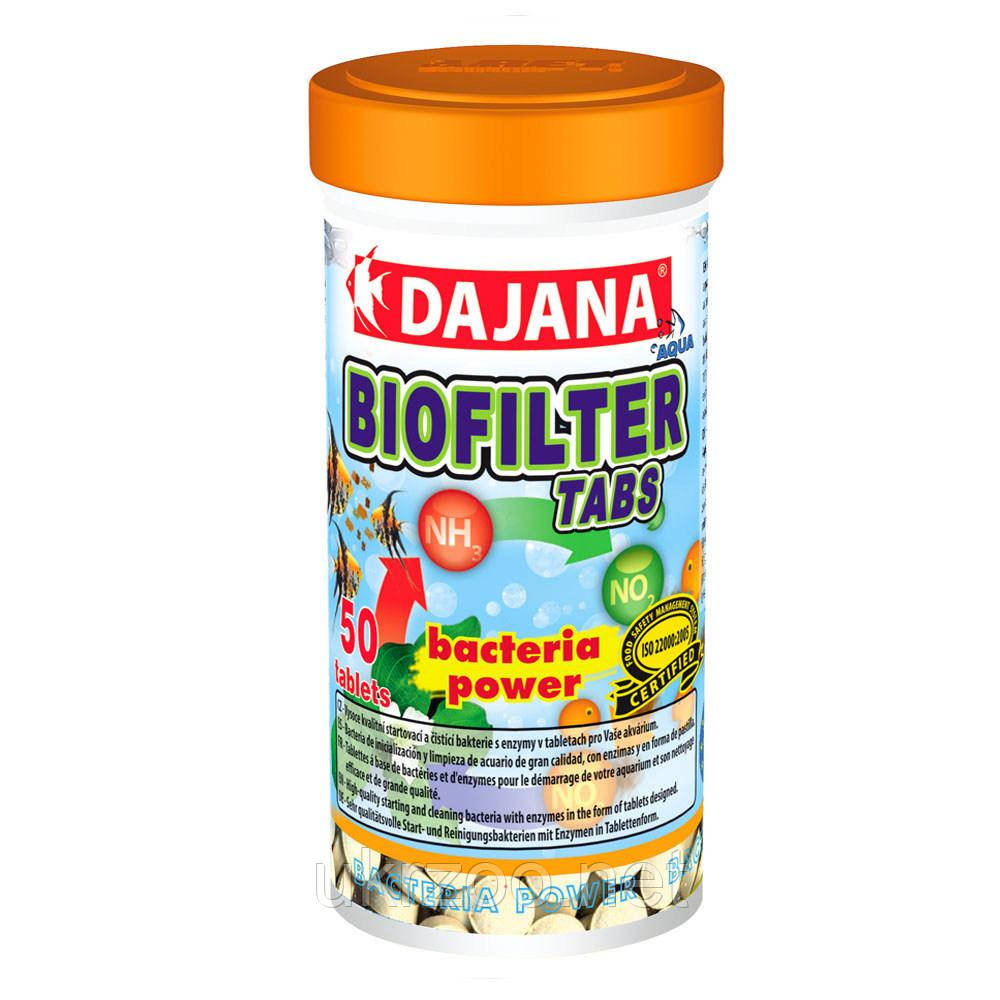 BIOFILTER Tabs 50т.(100мл/55гр) Стартові та очищуючі бактерії з ензимами в таблетках (12шт/уп)