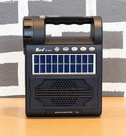 Аккумуляторный радиоприемник Fepe FP-25-S USB TF Bluetooth с солнечной панелью и фонариком