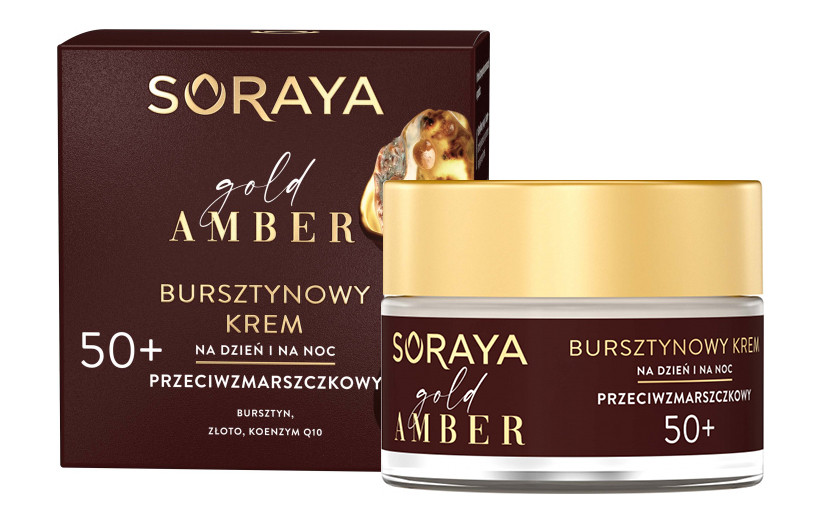 Крем проти зморшок для обличчя Soraya Amber 50+