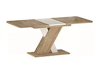 Стол Signal обеденный раскладной Exel 140(180)*85 дуб один/белый мат (D) | | стол для гостиной и кухни