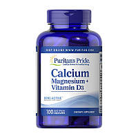 Puritan's Pride Calcium Magnesium + Vitamin D3 (100 caps)