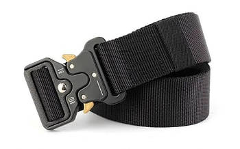 Ремінь тактичний Tactical Belt 125х3,8 см Чорний