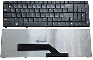 Клавіатура для ноутбука Asus K50 K51 K61 K62 K70 P5 X5 X70 EN чорна БВ