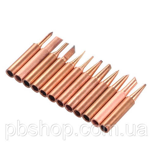 Набір жал 12шт 900M-T для паяльних станцій паяльників Hakko, фото 1