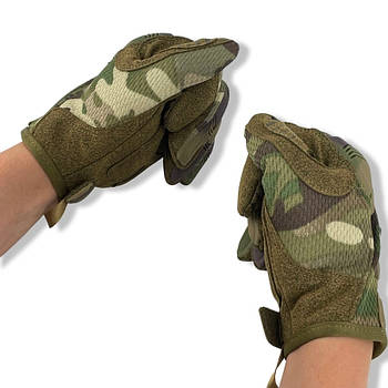 Тактичні рукавиці Розмір XL Мультикам