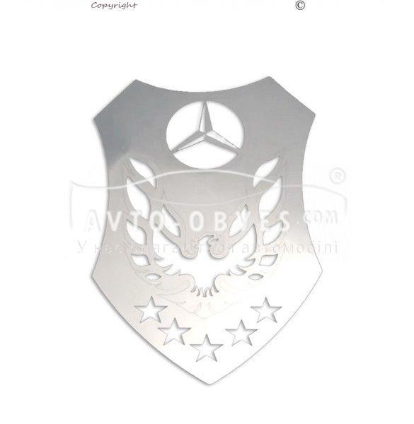 Емблема Mercedes Actros MP4 - type: 2 шт v2 - 5 см