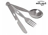Набір столових приборів 3 предмети неіржавка сталь Mil-Tec 14622700, фото 7
