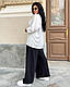 Жіночі чорні штани-палаццо на резинці, фото 7