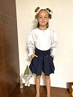 Шкільна юбка-шорти для дівчинки