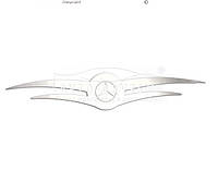 Логотип на капот Mercedes Actros MP4 - type: 1 шт - ширина 60см