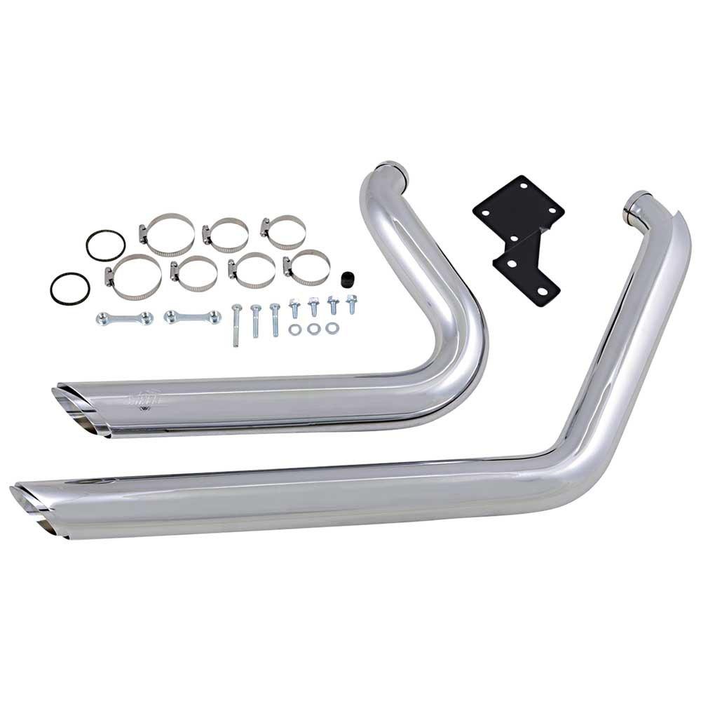 Повна вихлопна система Vance & Hines Shortshots для окремих моделей Yamaha з хромованим покриттям, фото 1