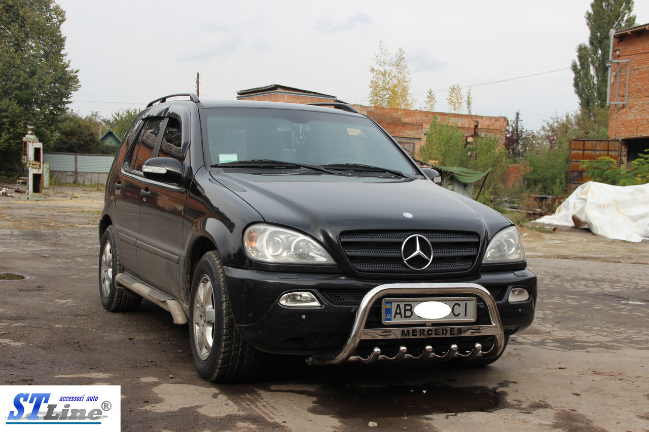 Крепление кенгурятника на ml w163