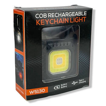 Міні СОВ ліхтар Rechargeable Keychain Light з магнітом та карабіном