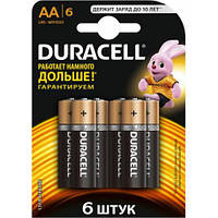 Батарейки АА Duracell Basic 1.5V LR6 6 шт Бельгія