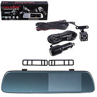 Автомобильный видеорегистратор CELSIOR DVR M1 FHD двохкамерное зеркало 5" 2