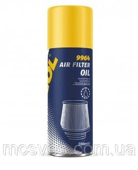 Просочення оливне для повітряних фільтрів MANNOL 9964 Air Filter Oil аерозоль 200ml